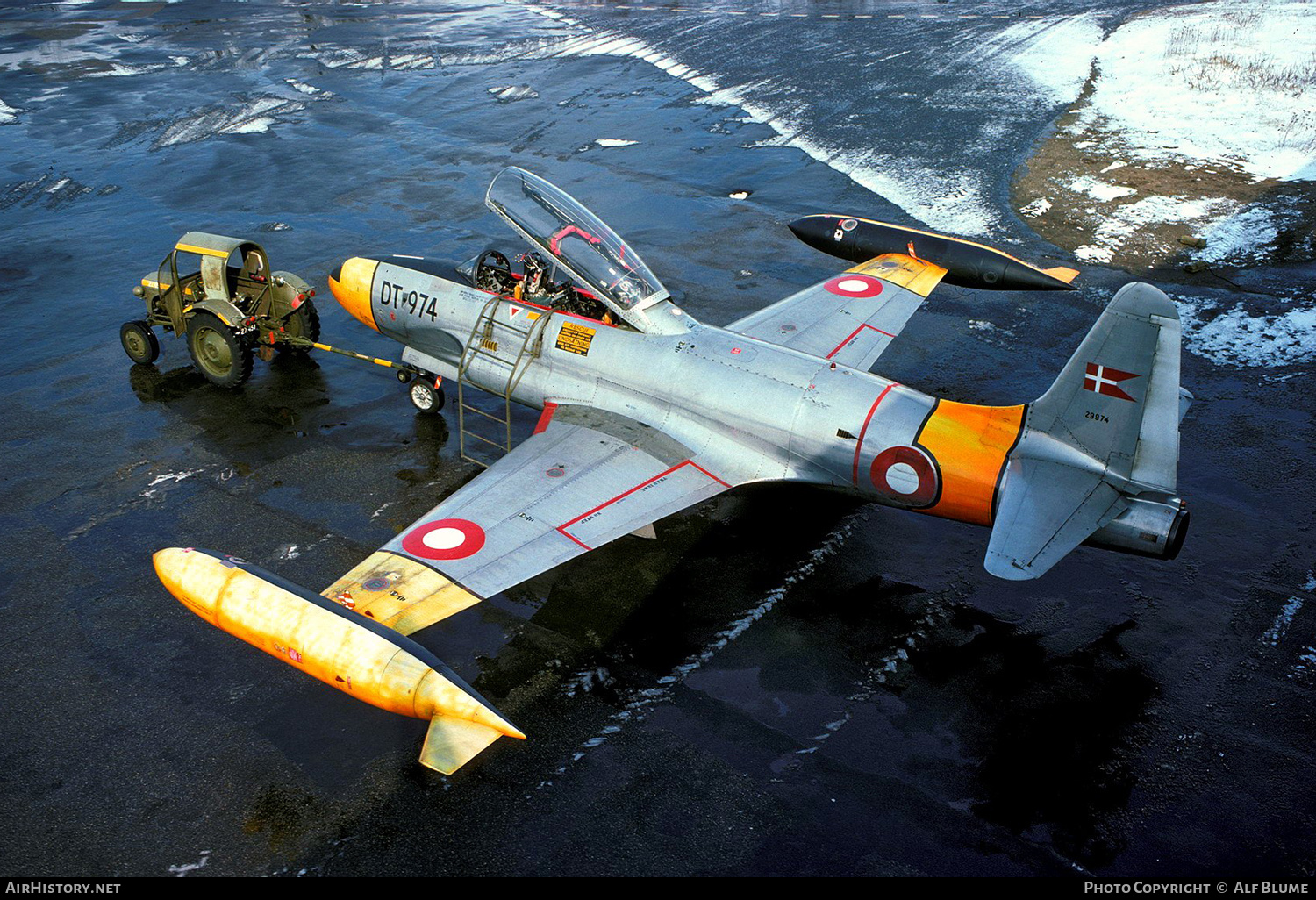 Aircraft Photo of DT-974 | Lockheed T-33A | Denmark - Air Force | AirHistory.net #467349