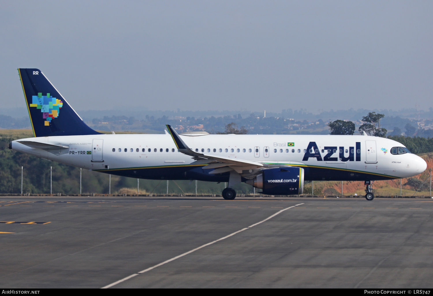 Aircraft Photo of PR-YRR | Airbus A320-251N | Azul Linhas Aéreas Brasileiras | AirHistory.net #467423