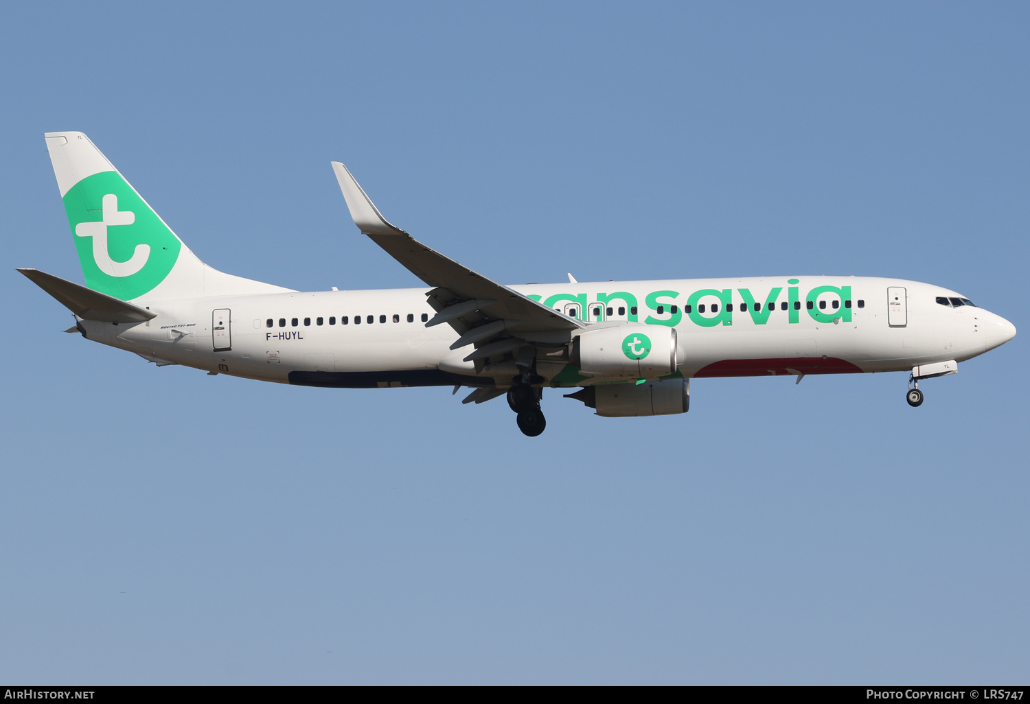 Aircraft Photo of F-HUYL | Boeing 737-86N | Transavia | AirHistory.net #467426