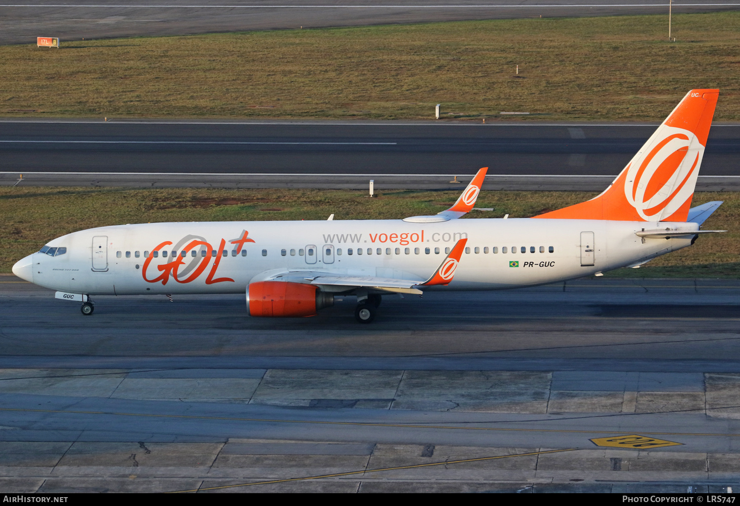 Aircraft Photo of PR-GUC | Boeing 737-8EH | GOL Linhas Aéreas | AirHistory.net #467428