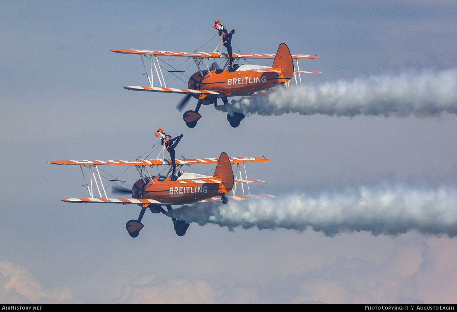 Aircraft Photo of N5057V | Boeing PT-13D Kaydet (E75) | Breitling | AirHistory.net #467447