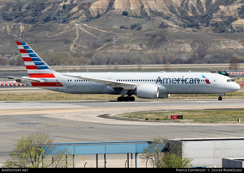 Aircraft Photo of N834AA | Boeing 787-9 Dreamliner | American Airlines | AirHistory.net #467448