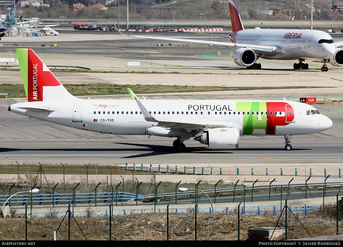 Aircraft Photo of CS-TVD | Airbus A320-251N | TAP Air Portugal | AirHistory.net #467480