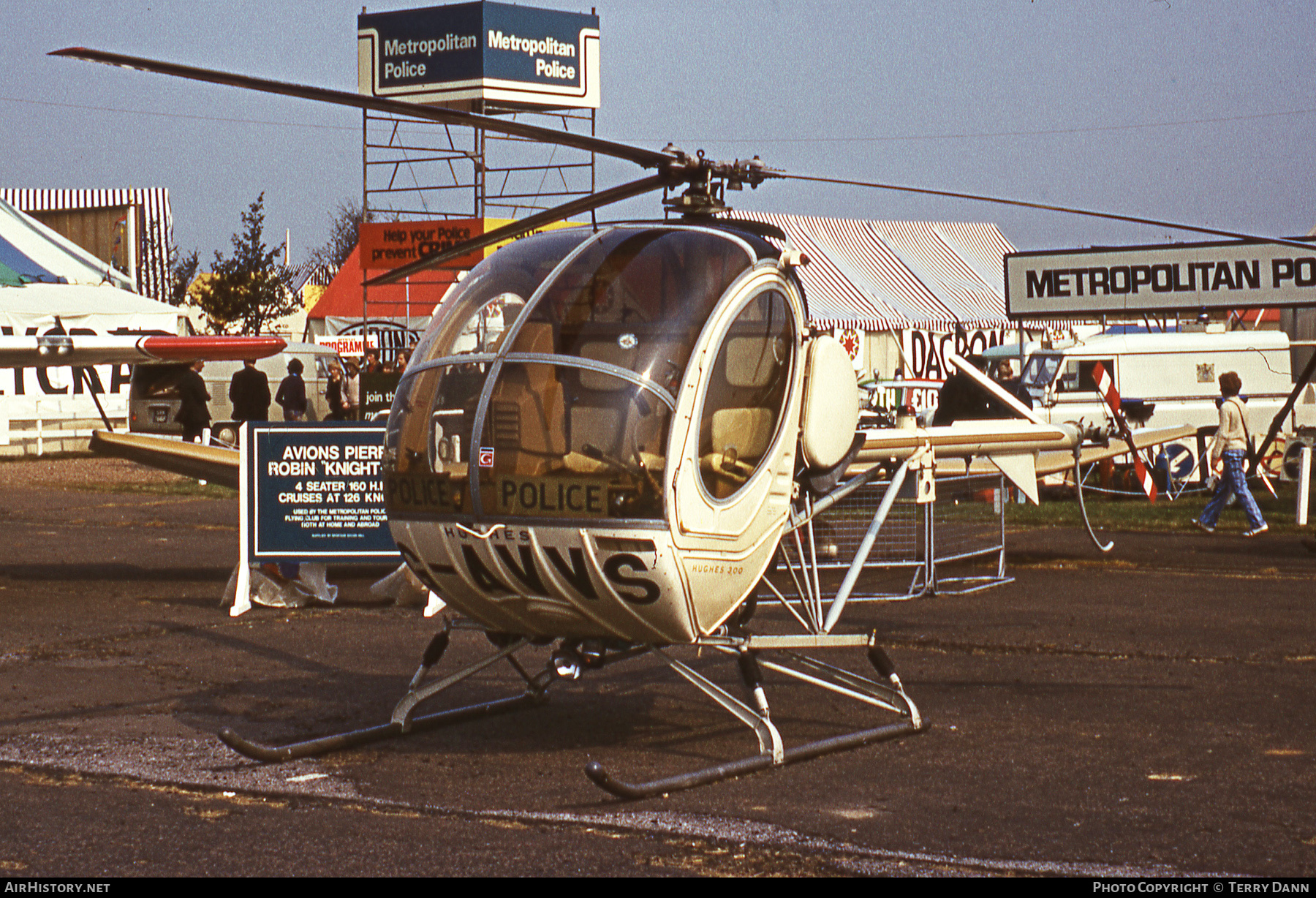 Aircraft Photo of G-AVVS | Hughes 269B 300 | Police | AirHistory.net #467497