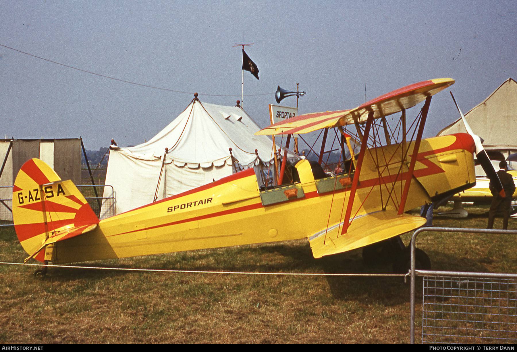 Aircraft Photo of G-AZSA | Stampe-Vertongen SV-4B | Sportair | AirHistory.net #467504