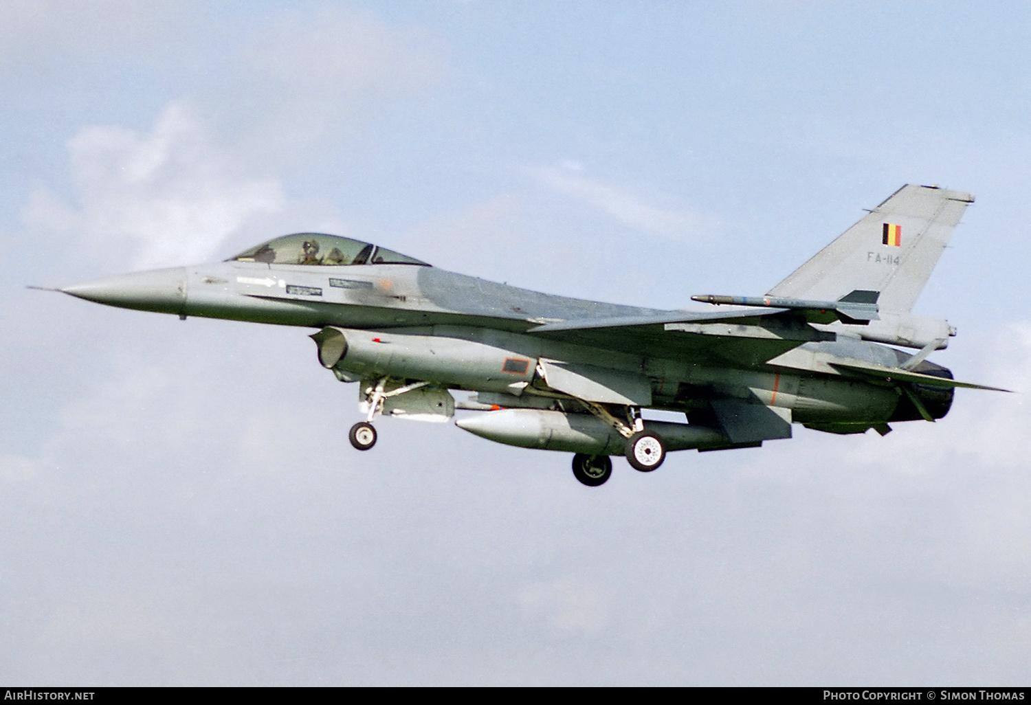 Aircraft Photo of FA-114 | General Dynamics F-16A Fighting Falcon | Belgium - Air Force | AirHistory.net #467513