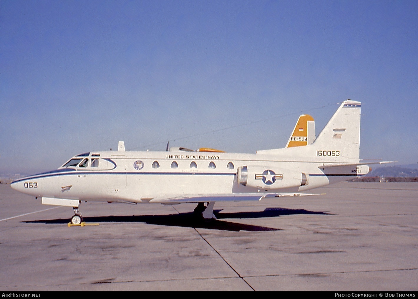 Aircraft Photo of 160053 | North American Rockwell CT-39G | USA - Navy | AirHistory.net #467516