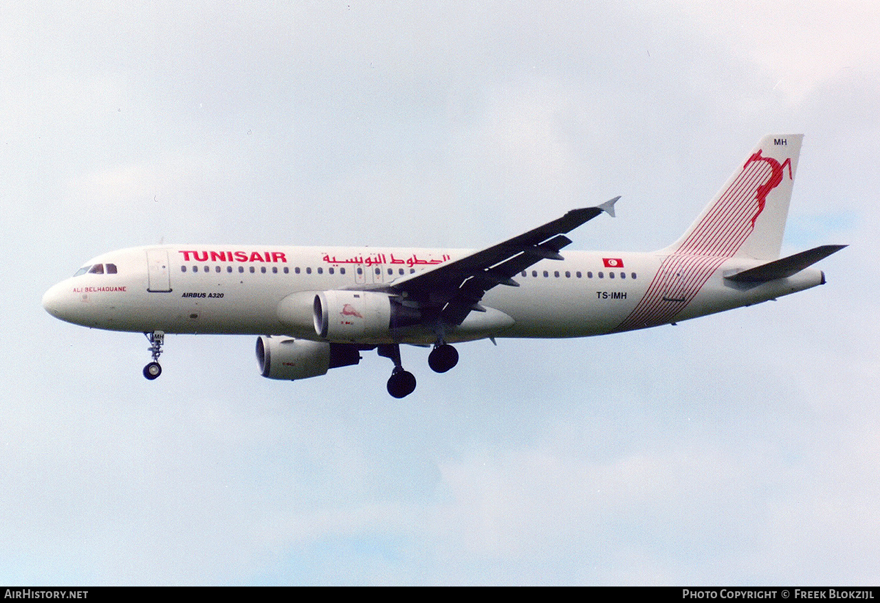 Aircraft Photo of TS-IMH | Airbus A320-211 | Tunisair | AirHistory.net #467550