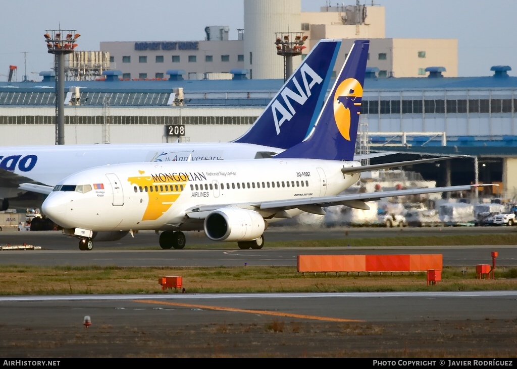 Aircraft Photo of JU-1087 | Boeing 737-71M | MIAT Mongolian Airlines | AirHistory.net #467632
