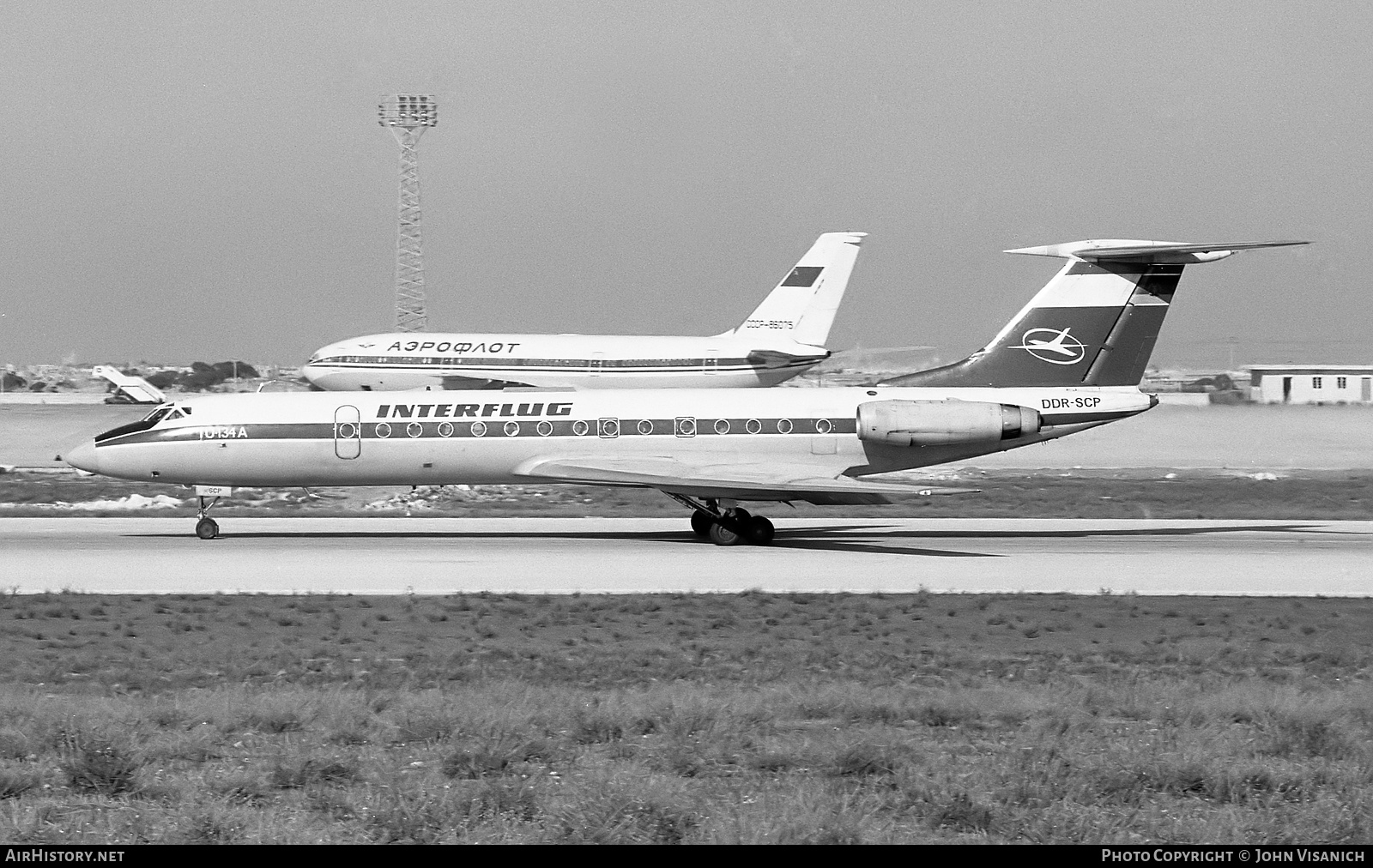 Aircraft Photo of DDR-SCP | Tupolev Tu-134A | Interflug | AirHistory.net #467666