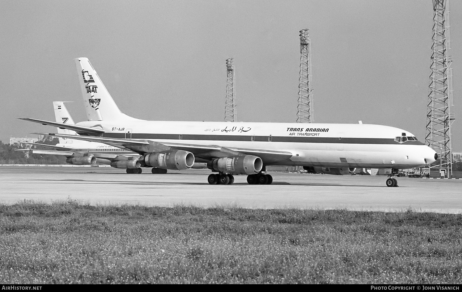 Aircraft Photo of ST-AJR | McDonnell Douglas DC-8-54(F) | Trans Arabian Air Transport - TAAT | AirHistory.net #467676