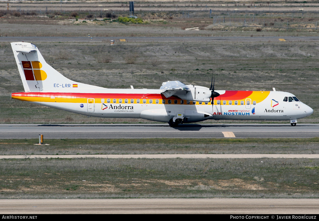 Aircraft Photo of EC-LRR | ATR ATR-72-600 (ATR-72-212A) | Air Nostrum | AirHistory.net #467678