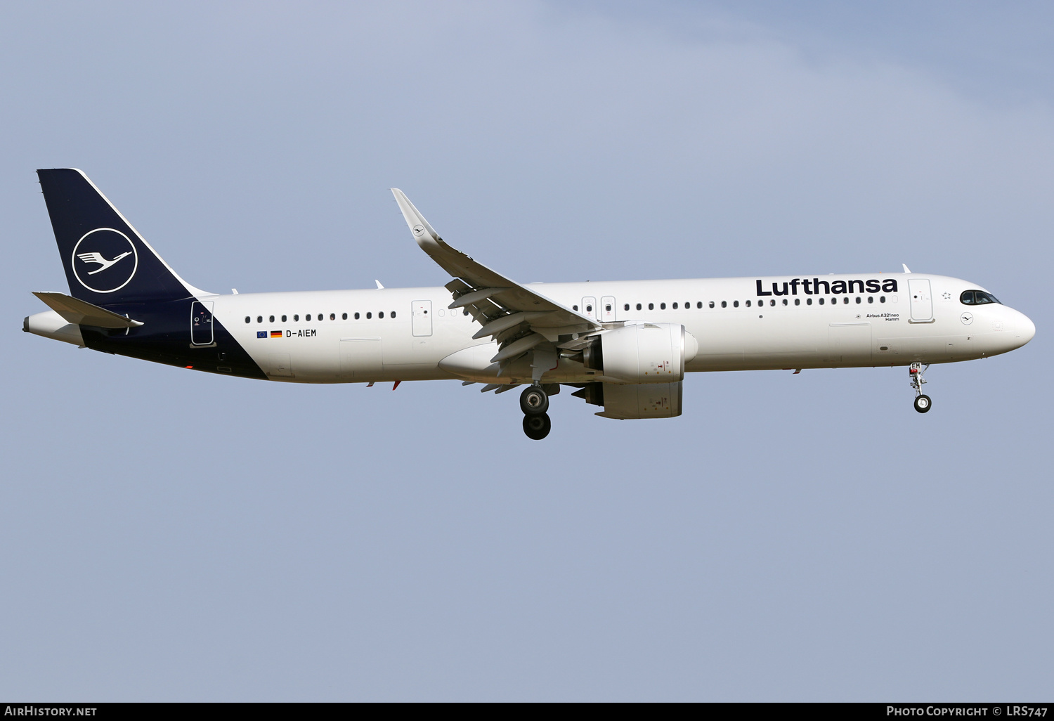Aircraft Photo of D-AIEM | Airbus A321-271NX | Lufthansa | AirHistory.net #467689