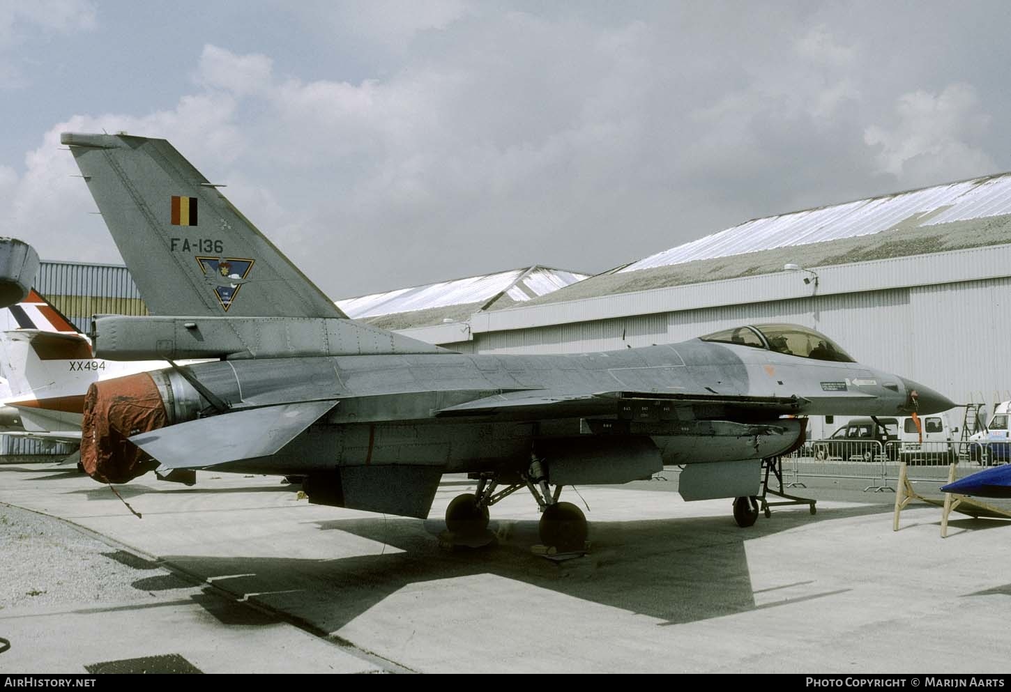 Aircraft Photo of FA-136 | General Dynamics F-16A Fighting Falcon | Belgium - Air Force | AirHistory.net #467698