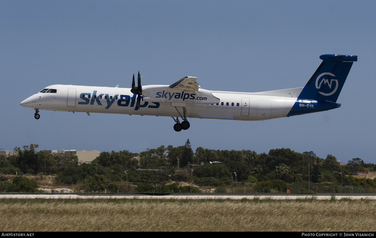 Aircraft Photo of 9H-EVA | Bombardier DHC-8-402 Dash 8 | SkyAlps | AirHistory.net #467748