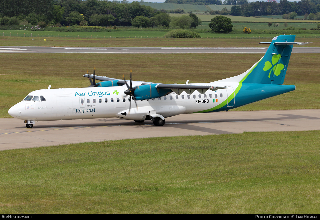 Aircraft Photo of EI-GPO | ATR ATR-72-600 (ATR-72-212A) | Aer Lingus Regional | AirHistory.net #467749