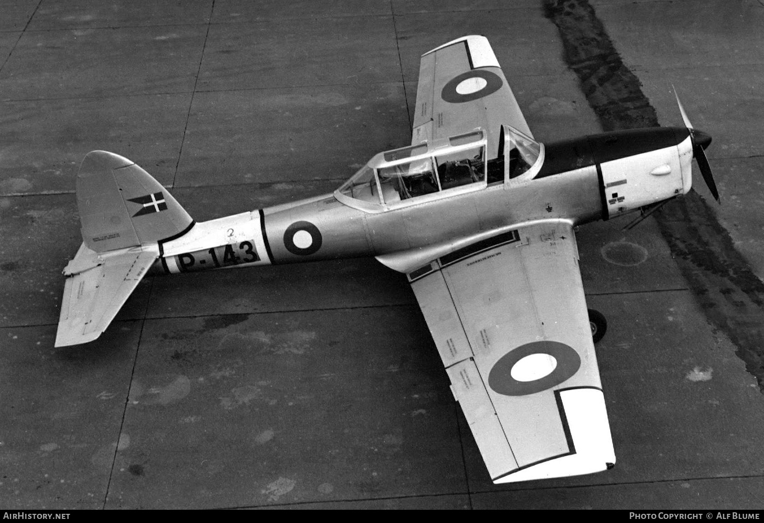 Aircraft Photo of P-143 | De Havilland DHC-1 Chipmunk Mk22 | Denmark - Air Force | AirHistory.net #467761