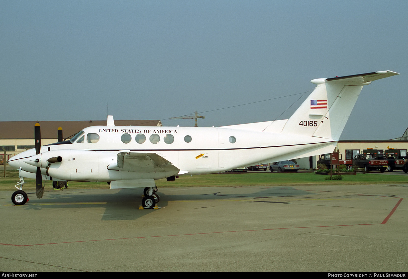 Aircraft Photo of 84-0165 / 40165 | Beech C-12F Huron (B200C) | USA - Air Force | AirHistory.net #467808