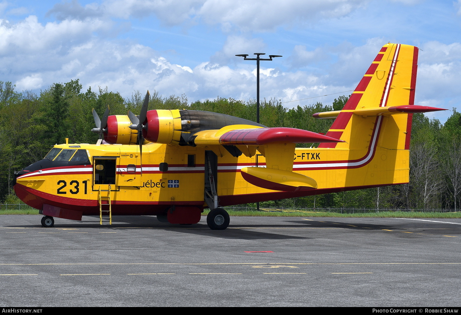 Aircraft Photo of C-FTXK | Canadair CL-215-I (CL-215-1A10) | Gouvernement du Québec | AirHistory.net #467818