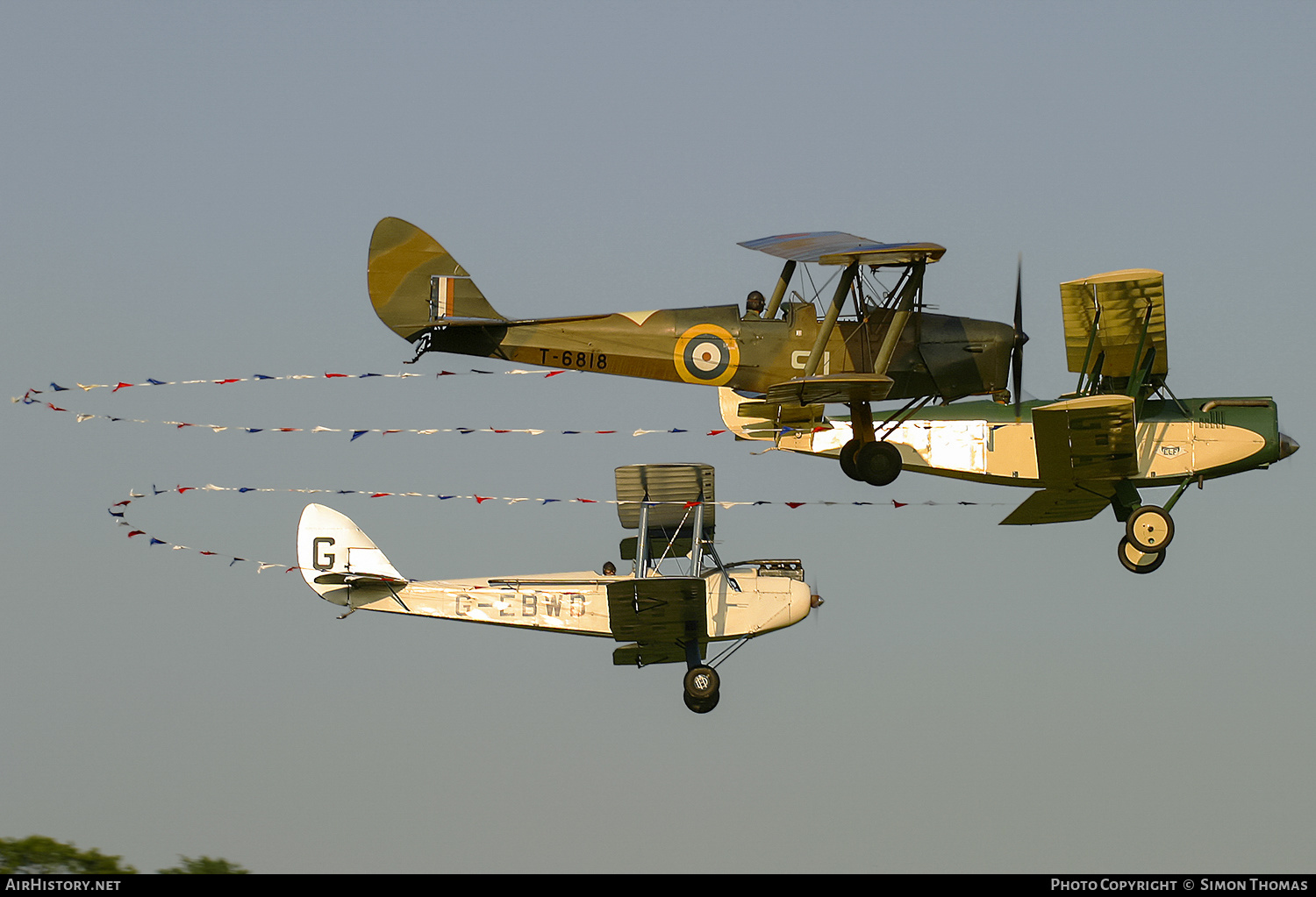 Aircraft Photo of G-ANKT / T6818 | De Havilland D.H. 82A Tiger Moth II | UK - Air Force | AirHistory.net #467850