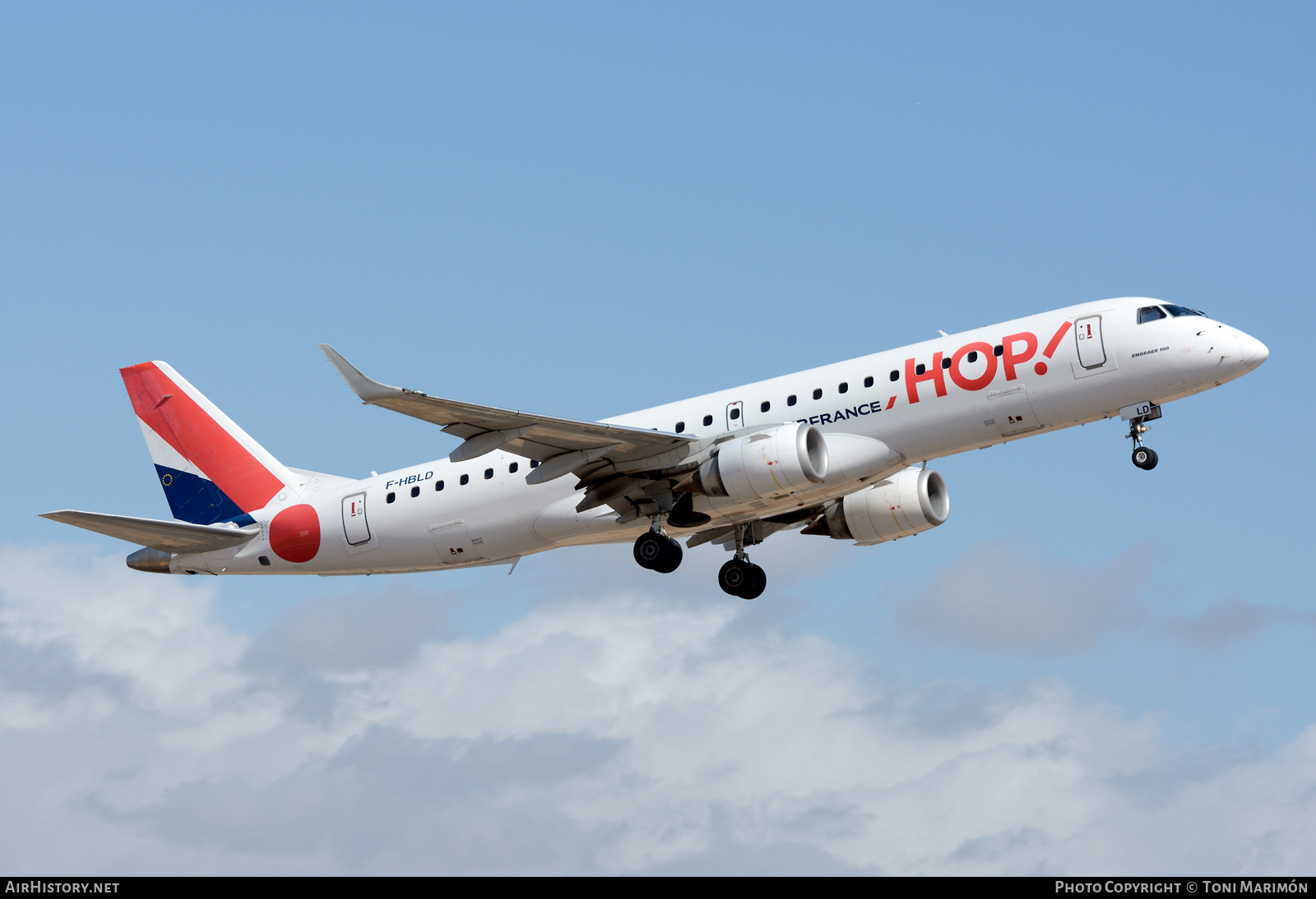 Aircraft Photo of F-HBLD | Embraer 190LR (ERJ-190-100LR) | Hop! | AirHistory.net #467921