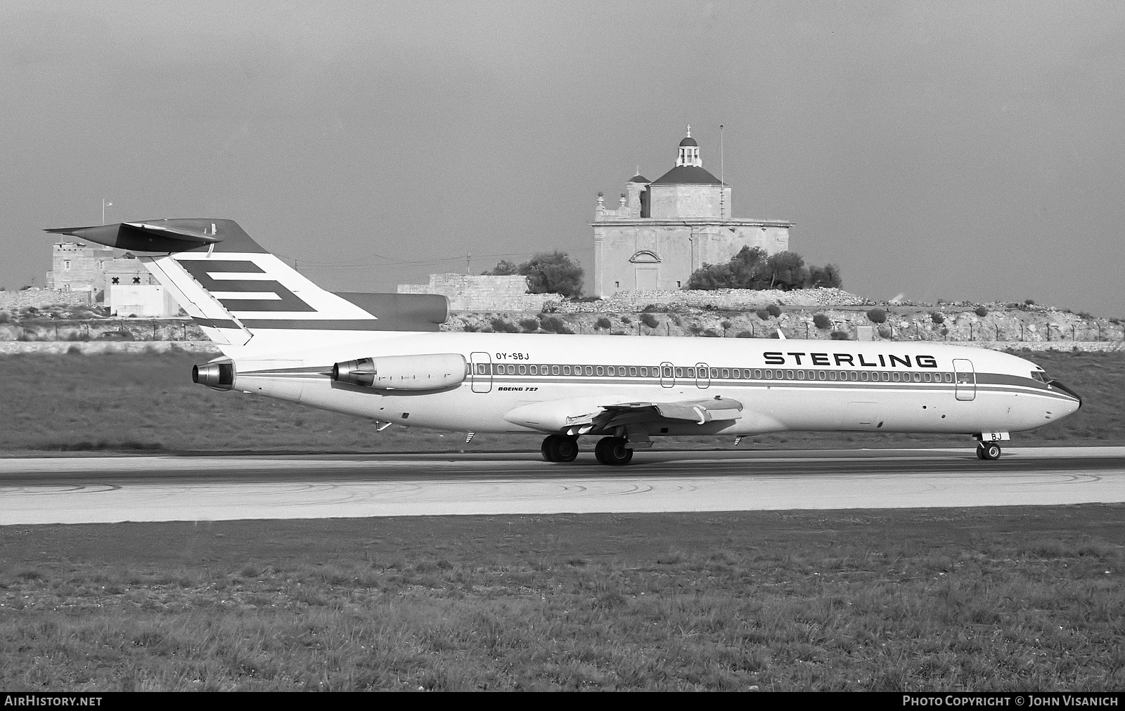 Aircraft Photo of OY-SBJ | Boeing 727-2L8/Adv | Sterling Airways | AirHistory.net #467941