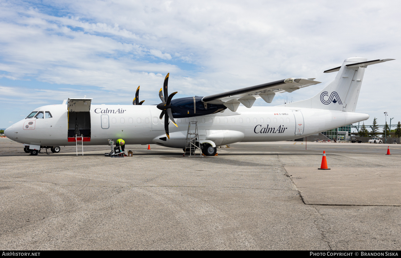 Aircraft Photo of C-GREJ | ATR ATR-72-500/F (ATR-72-212A) | Calm Air | AirHistory.net #467943