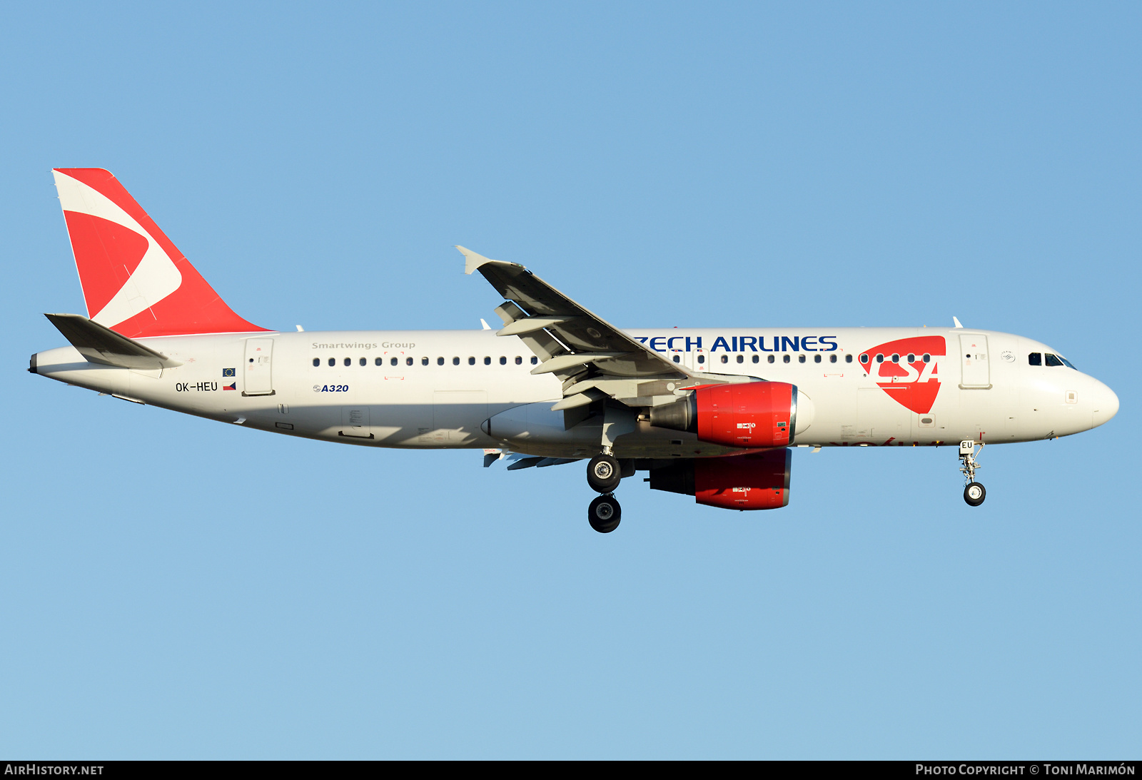 Aircraft Photo of OK-HEU | Airbus A320-214 | ČSA - Czech Airlines | AirHistory.net #467963