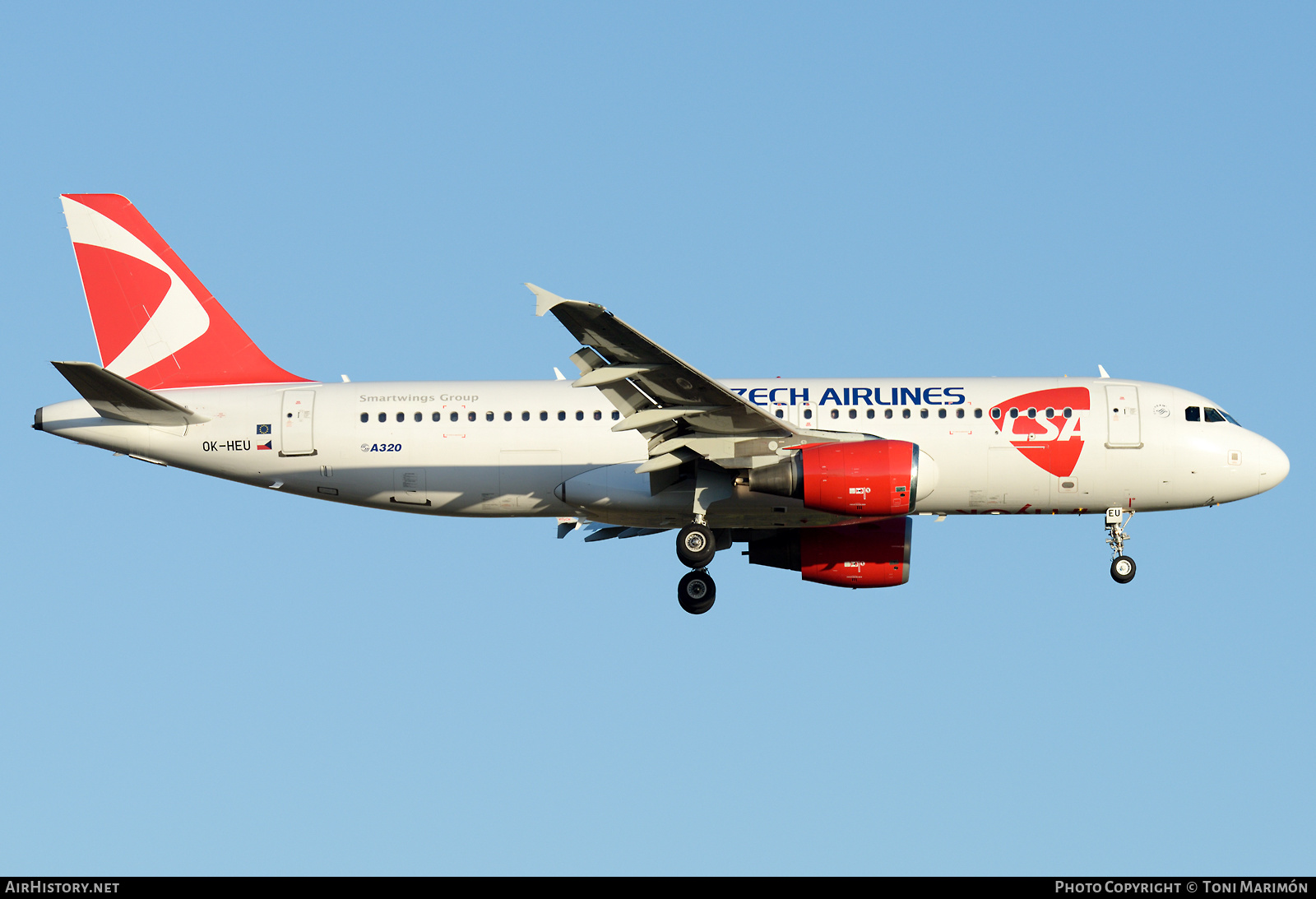 Aircraft Photo of OK-HEU | Airbus A320-214 | ČSA - Czech Airlines | AirHistory.net #467963