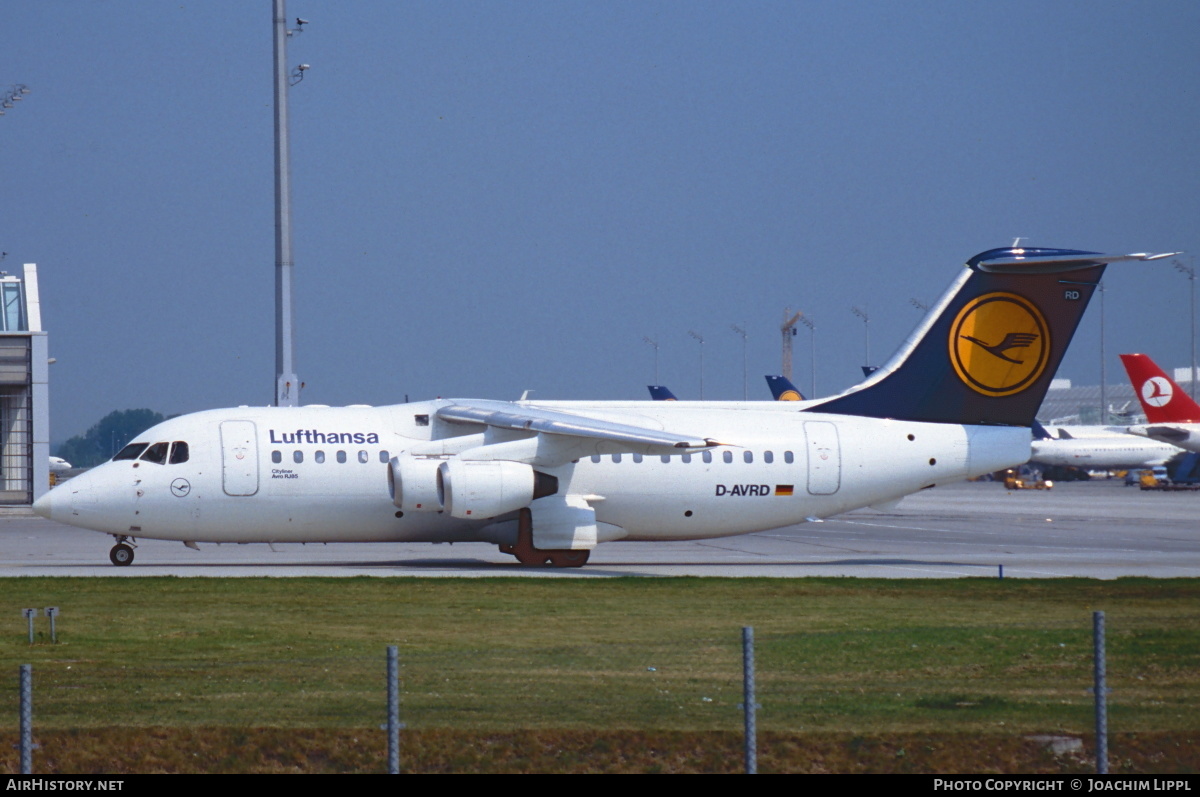 Aircraft Photo of D-AVRD | British Aerospace Avro 146-RJ85 | Lufthansa | AirHistory.net #467996