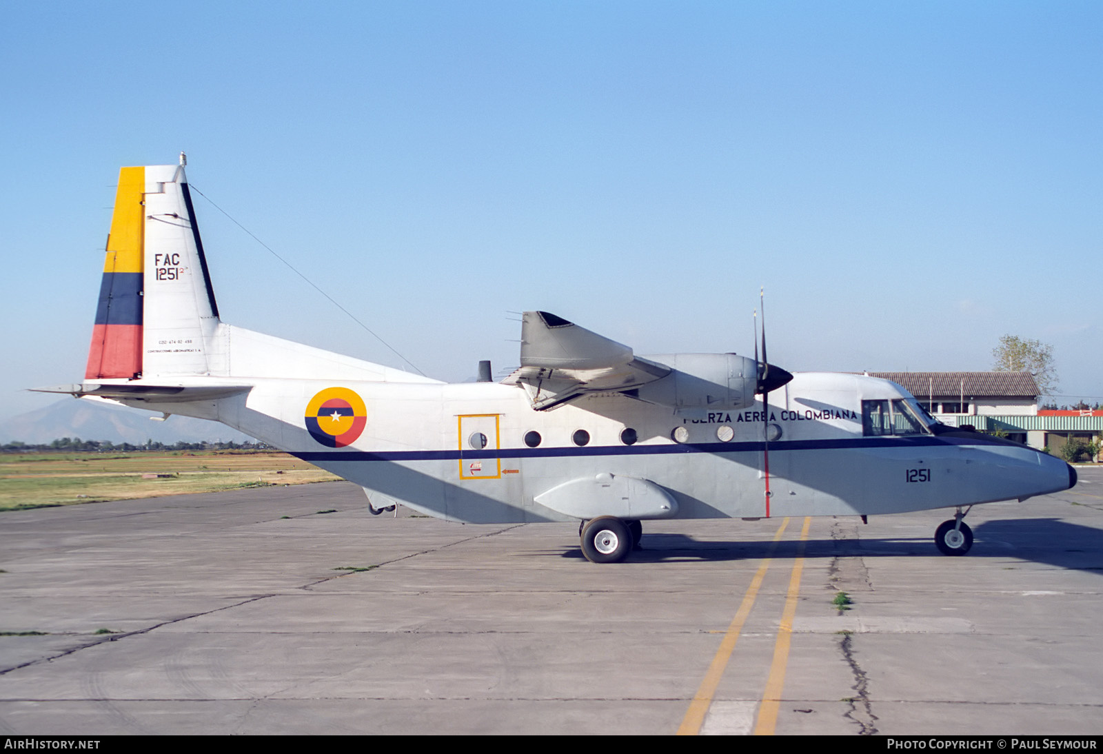Aircraft Photo of FAC1251 | CASA C-212-300 Aviocar | Colombia - Air Force | AirHistory.net #467999
