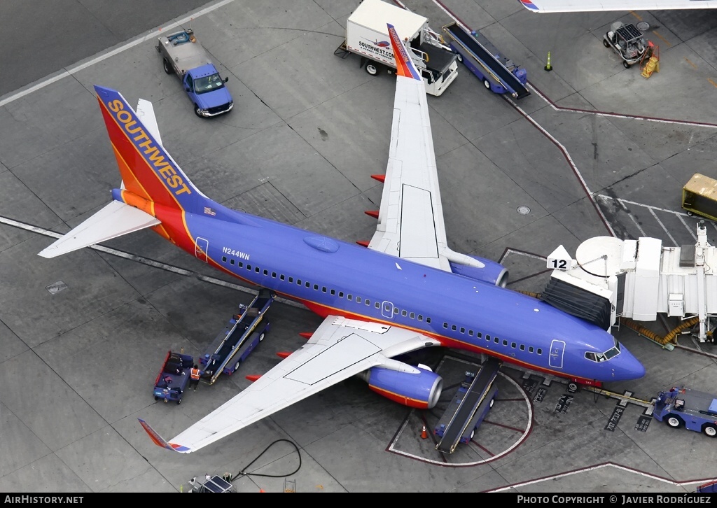 Aircraft Photo of N244WN | Boeing 737-7H4 | Southwest Airlines | AirHistory.net #468001