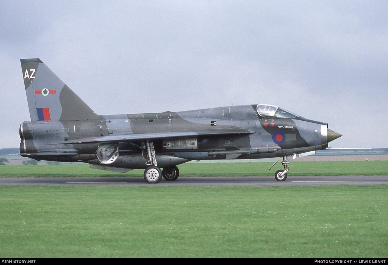 Aircraft Photo of XS416 | English Electric Lightning T5 | UK - Air Force | AirHistory.net #468003
