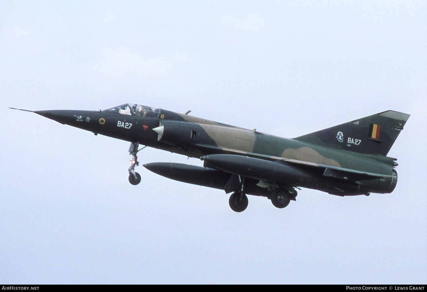 Aircraft Photo of BA27 | Dassault Mirage 5BA | Belgium - Air Force | AirHistory.net #468005