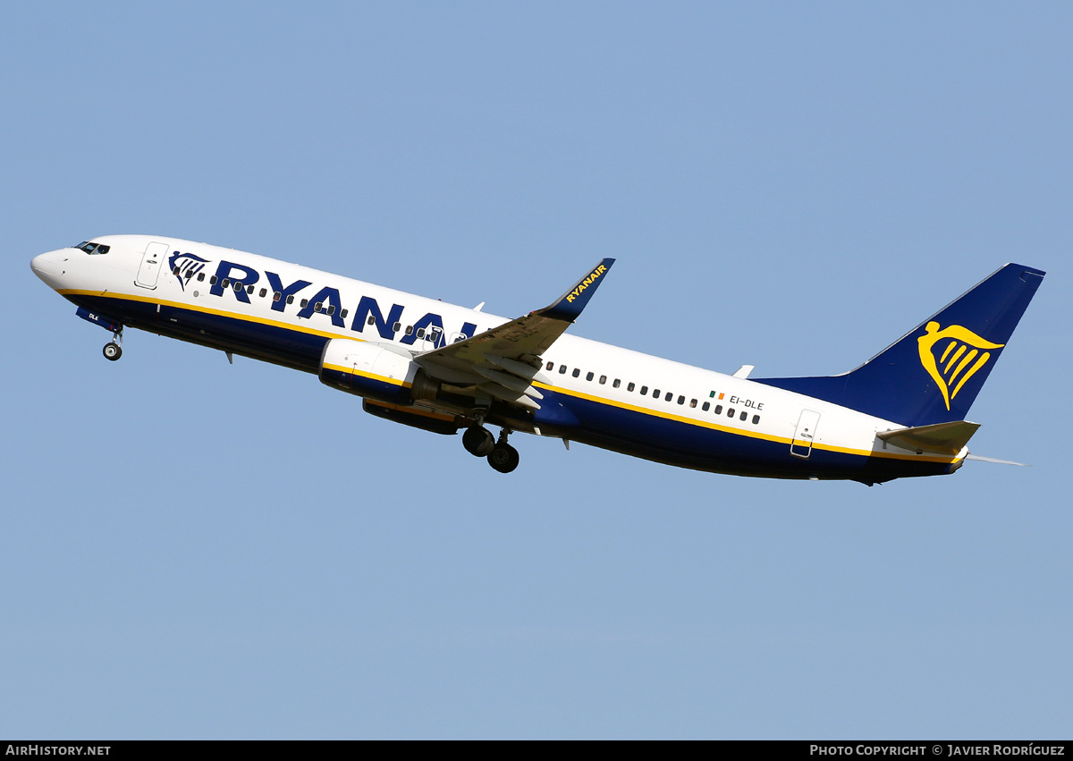 Aircraft Photo of EI-DLE | Boeing 737-8AS | Ryanair | AirHistory.net #468029