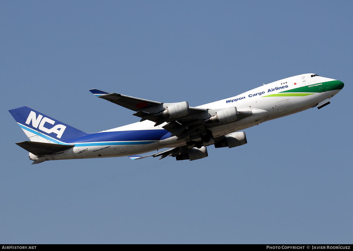Aircraft Photo of JA04KZ | Boeing 747-4KZF/SCD | Nippon Cargo Airlines - NCA | AirHistory.net #468035