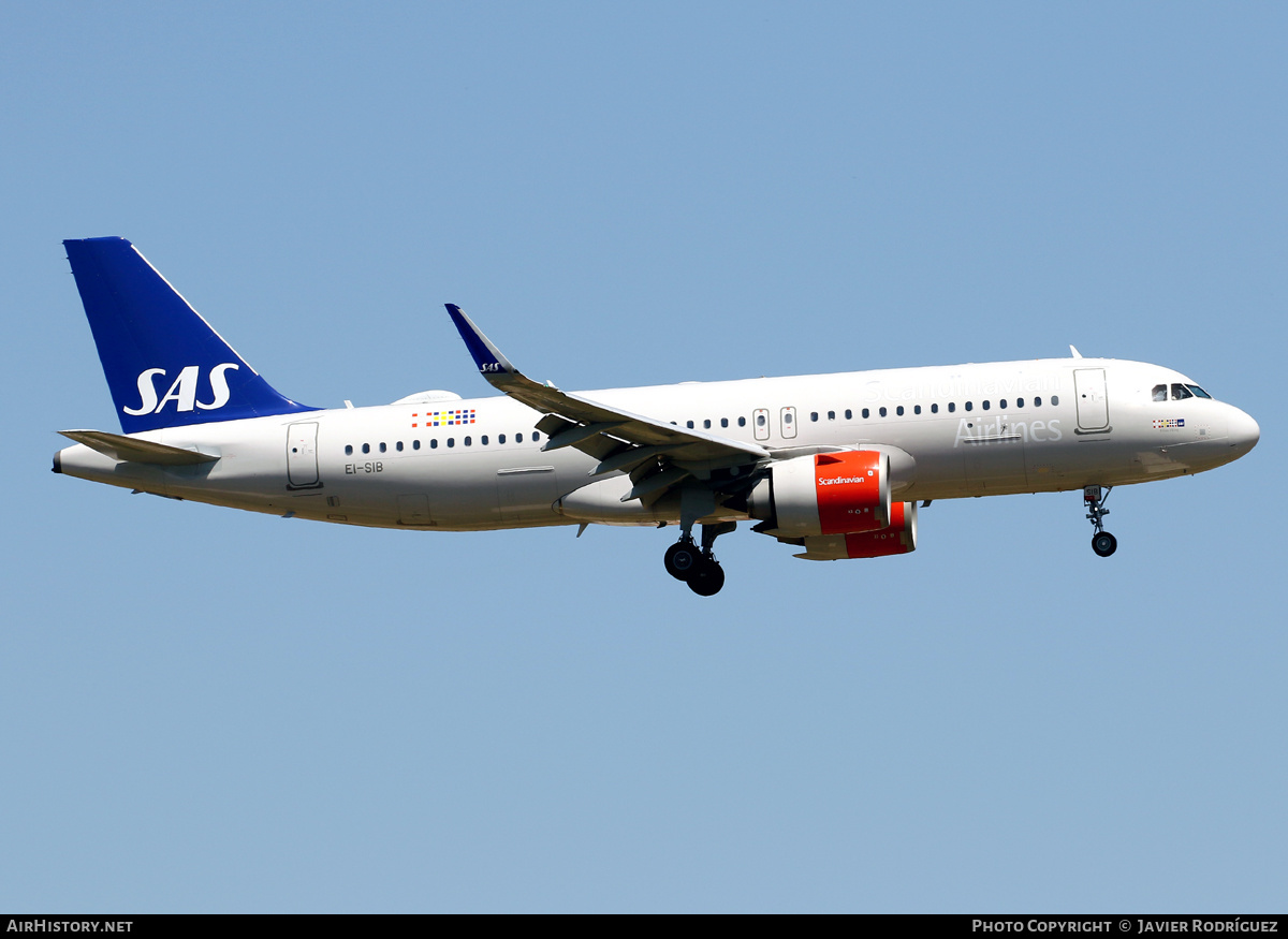 Aircraft Photo of EI-SIB | Airbus A320-251N | Scandinavian Airlines - SAS | AirHistory.net #468051