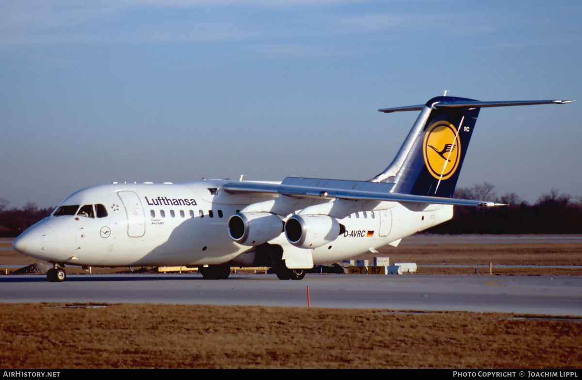 Aircraft Photo of D-AVRC | British Aerospace Avro 146-RJ85 | Lufthansa | AirHistory.net #468074