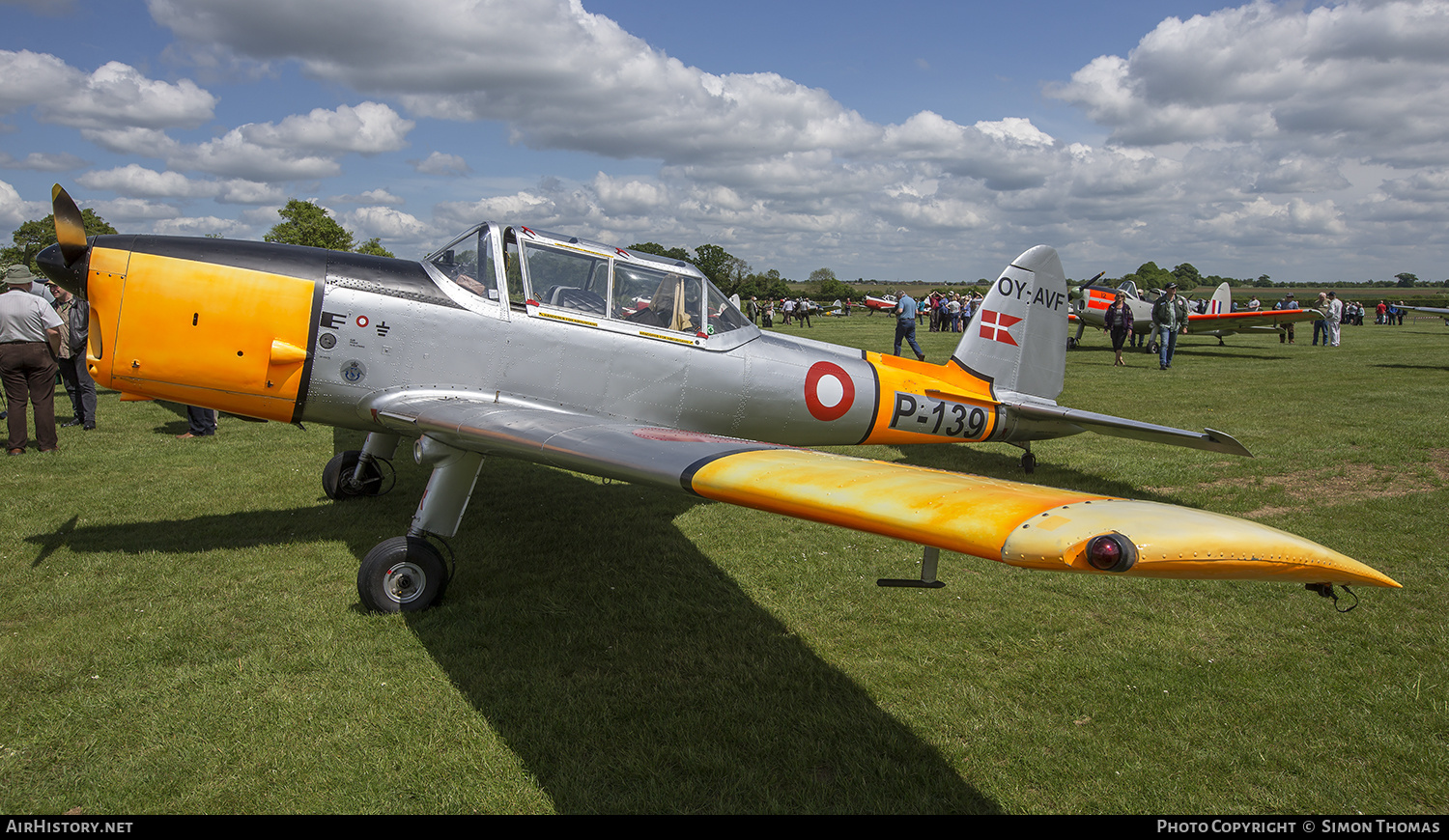 Aircraft Photo of OY-AVF / P-139 | De Havilland Canada DHC-1 Chipmunk Mk22 | Denmark - Air Force | AirHistory.net #468119