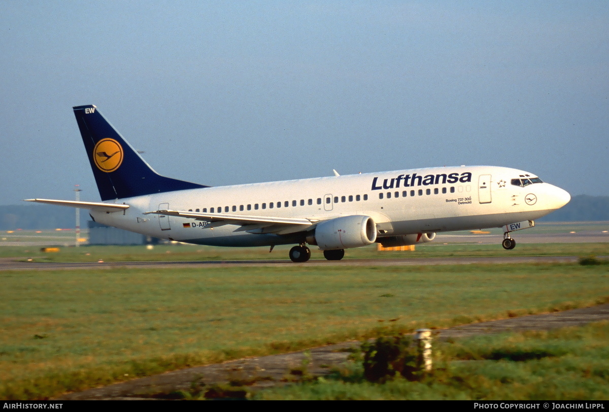 Aircraft Photo of D-ABEW | Boeing 737-330 | Lufthansa | AirHistory.net #468151