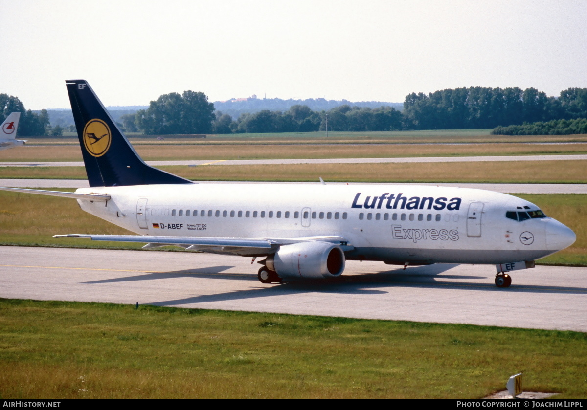 Aircraft Photo of D-ABEF | Boeing 737-330 | Lufthansa Express | AirHistory.net #468167