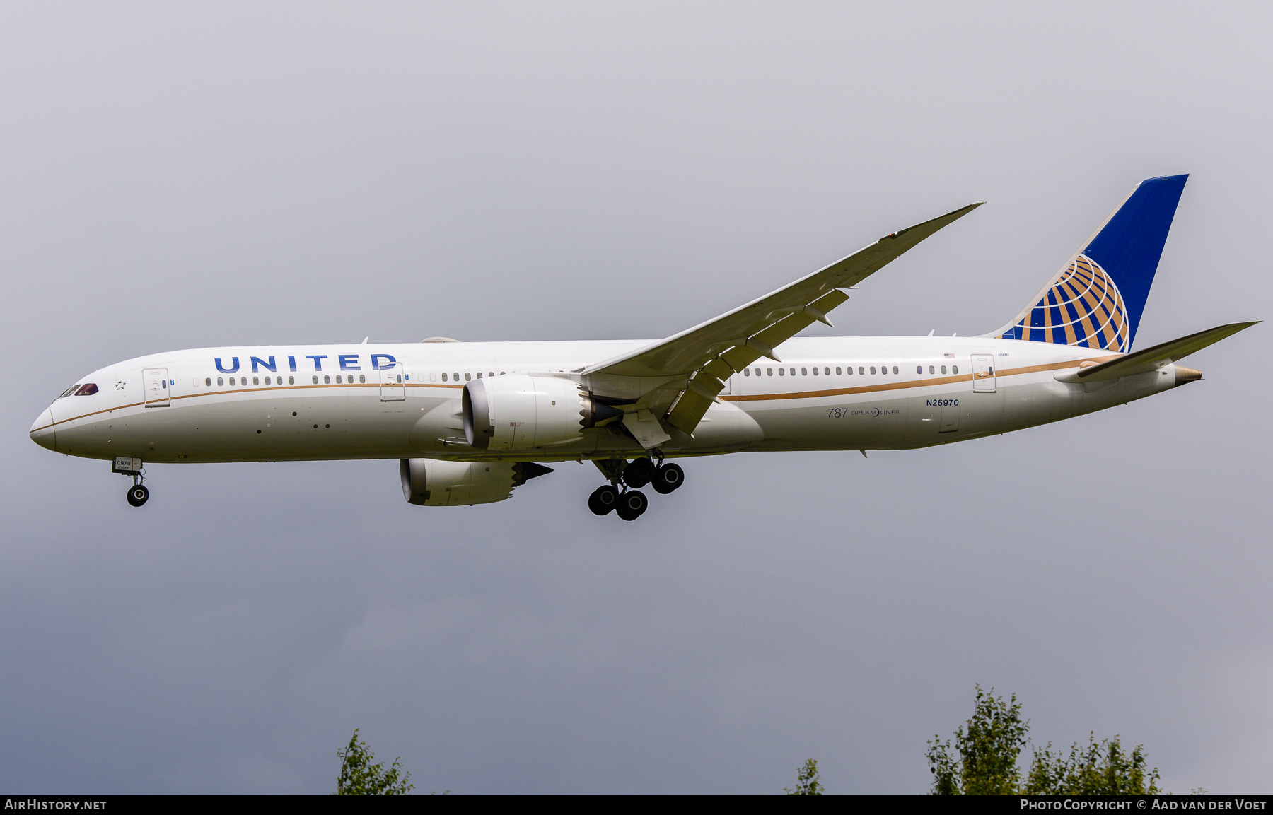 Aircraft Photo of N26970 | Boeing 787-9 Dreamliner | United Airlines | AirHistory.net #468174