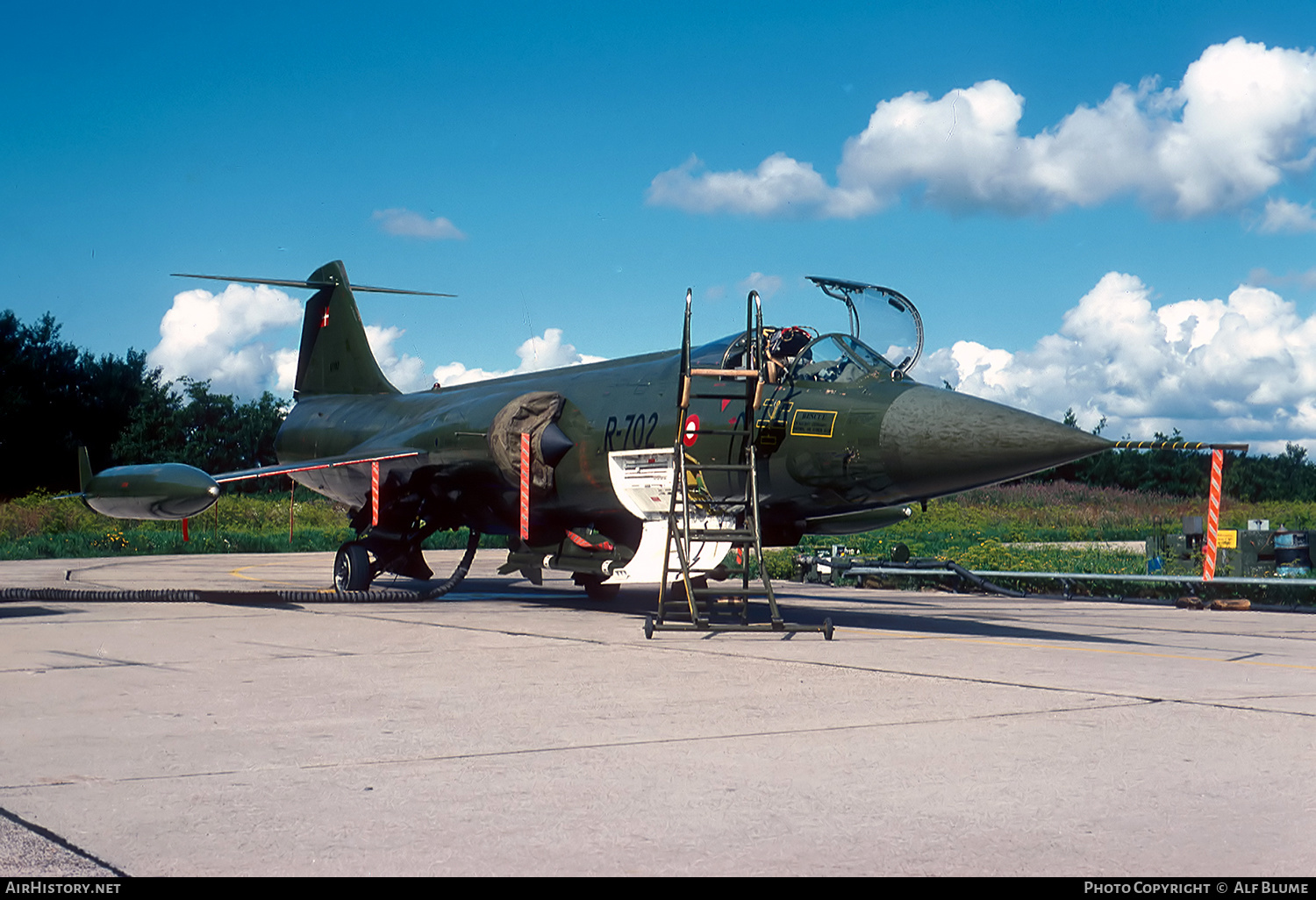 Aircraft Photo of R-702 | Lockheed F-104G Starfighter | Denmark - Air Force | AirHistory.net #468193