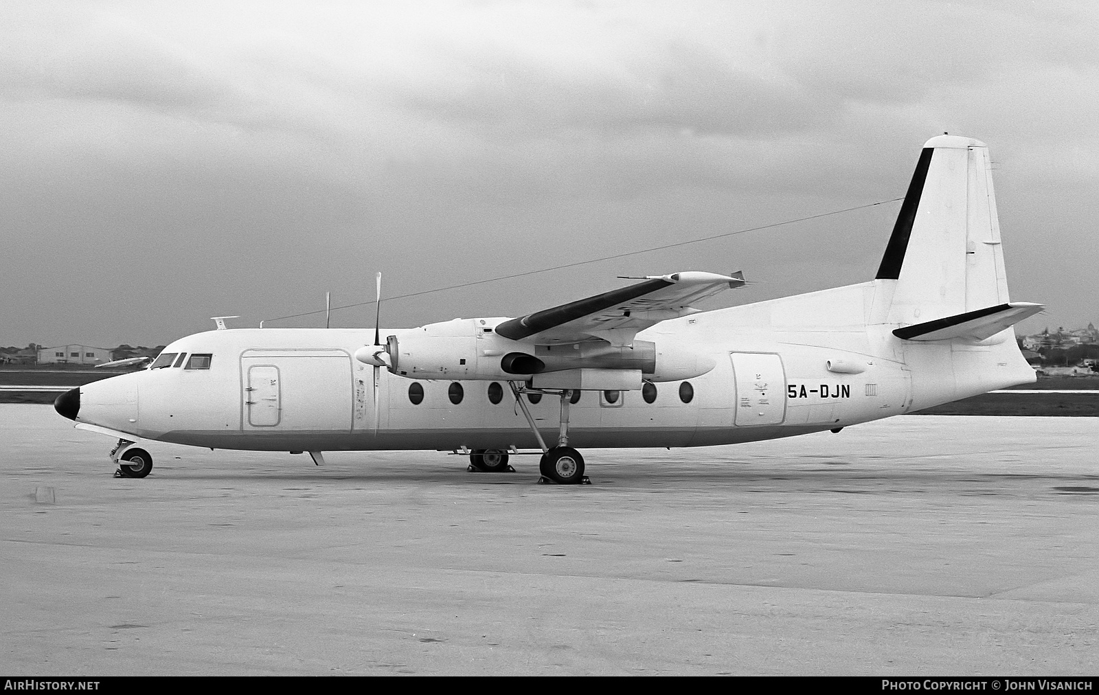Aircraft Photo of 5A-DJN | Fokker F27-400 Friendship | AirHistory.net #468221