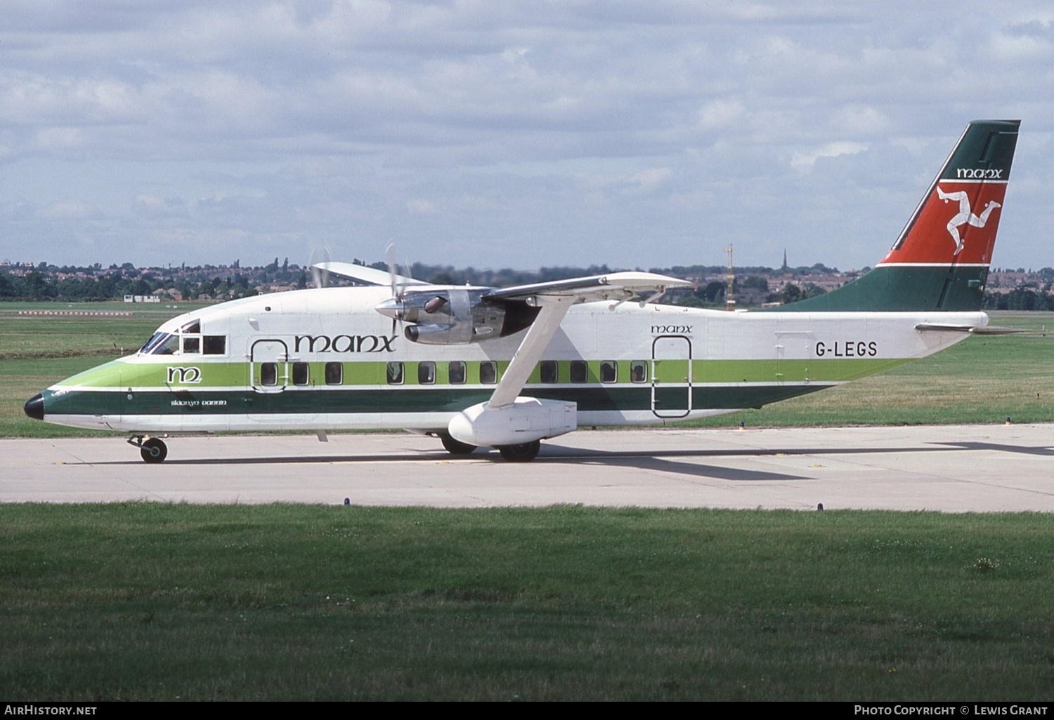 Aircraft Photo of G-LEGS | Short 360-100 | Manx Airlines | AirHistory.net #468254