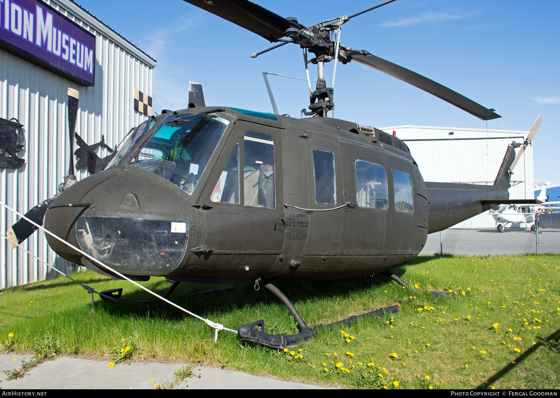 Aircraft Photo of 65-12849 / 12849 | Bell UH-1D Iroquois | USA - Army | AirHistory.net #468266