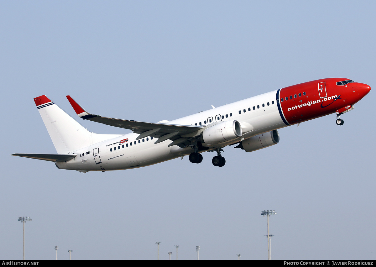 Aircraft Photo of LN-NIH | Boeing 737-8JP | Norwegian | AirHistory.net #468313
