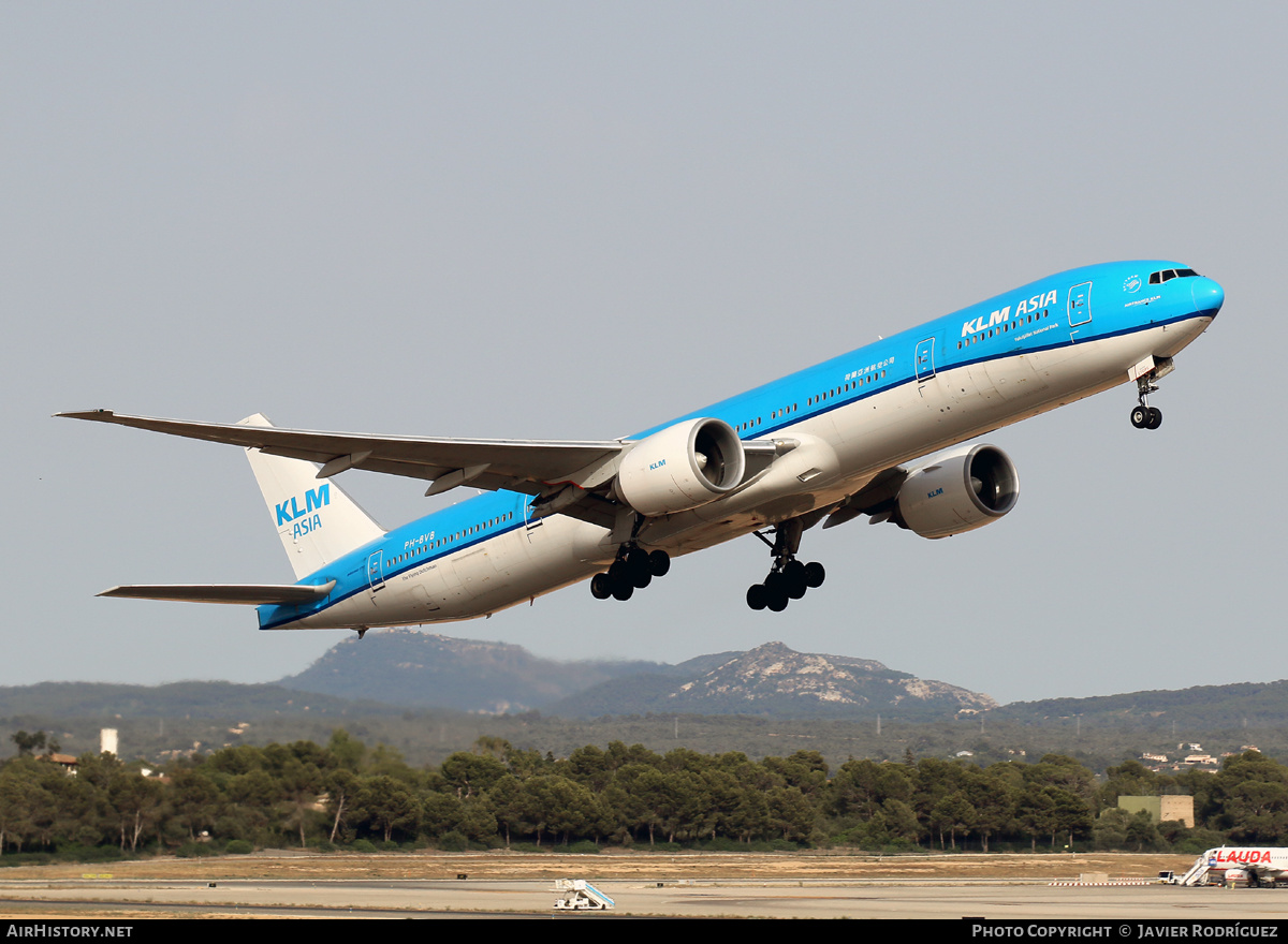 Aircraft Photo of PH-BVB | Boeing 777-306/ER | KLM Asia | AirHistory.net #468326