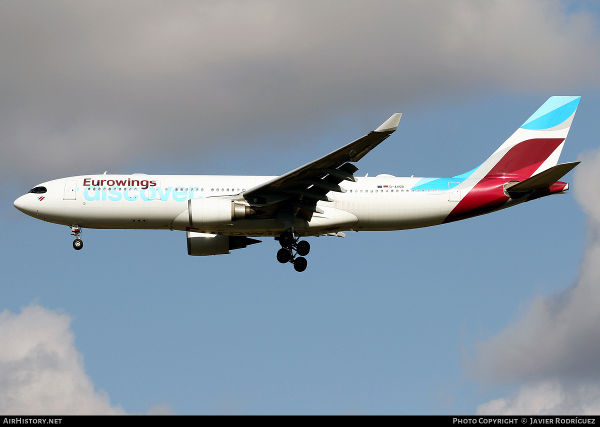 Aircraft Photo of D-AXGB | Airbus A330-203 | Eurowings Discover | AirHistory.net #468376