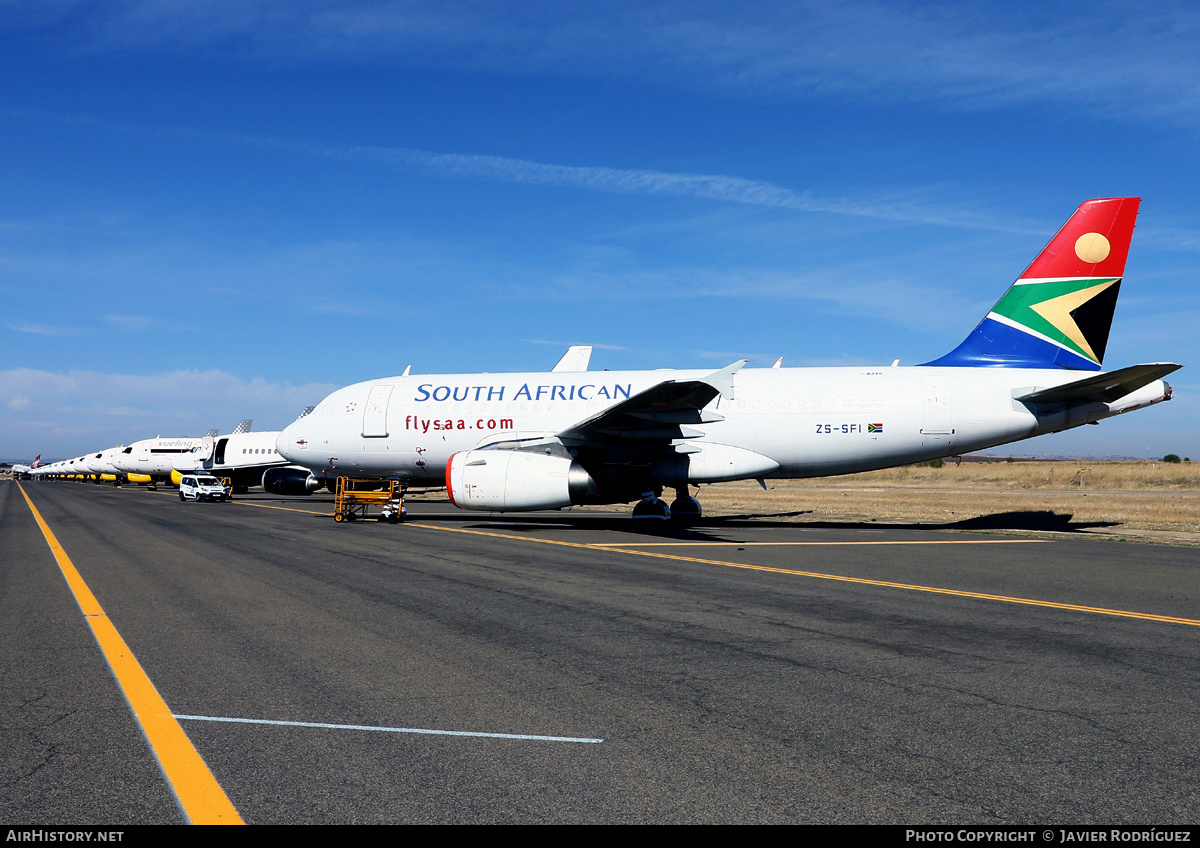 Aircraft Photo of ZS-SFI | Airbus A319-131 | South African Airways | AirHistory.net #468377